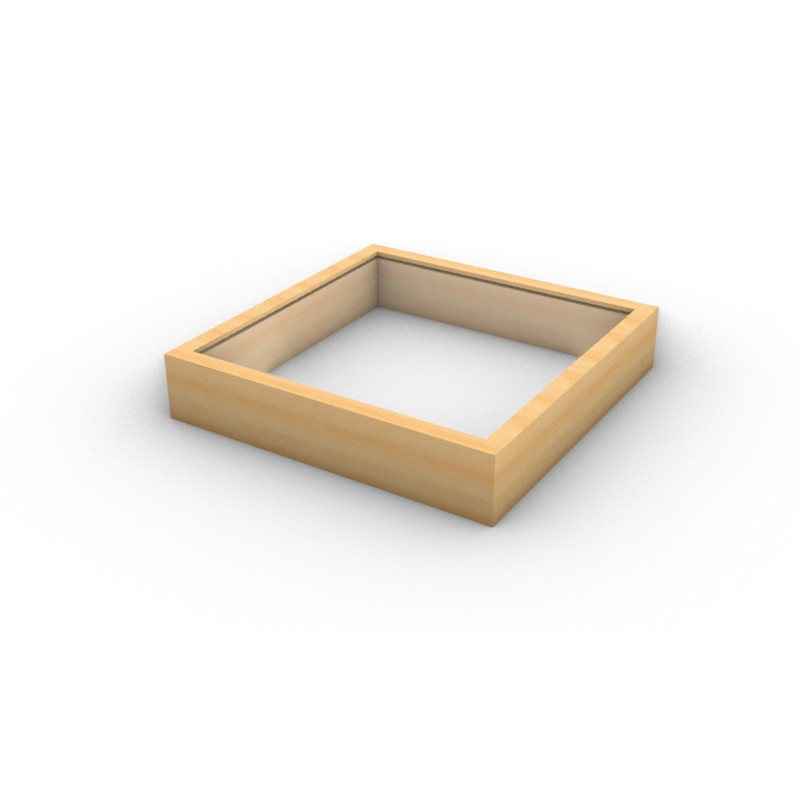 RAMKA OSZKLONA 18x18x3,5 BUKOWA