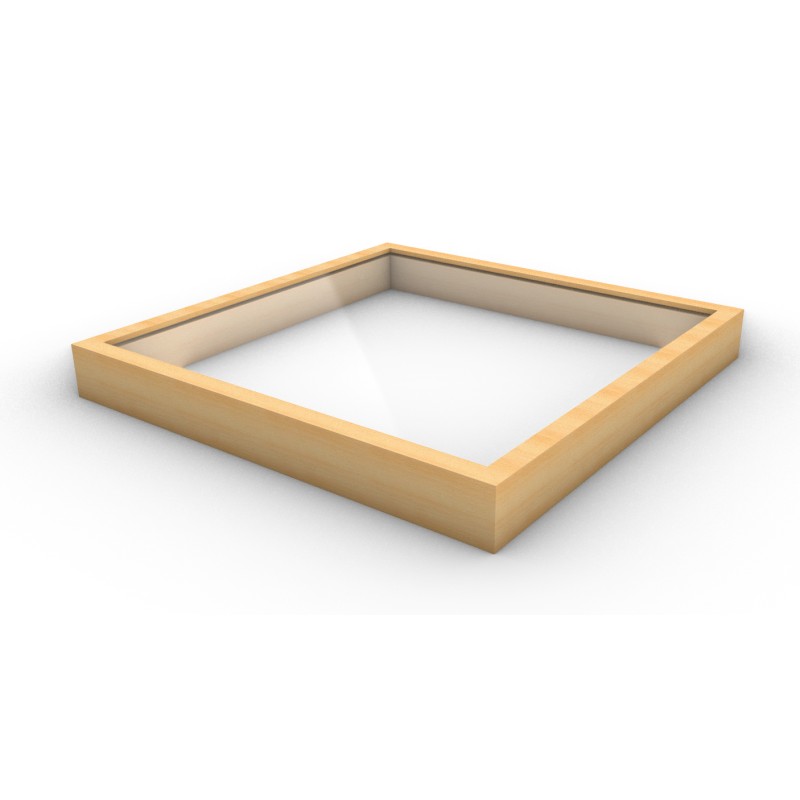 RAMKA OSZKLONA 22x22x2,5 BUKOWA